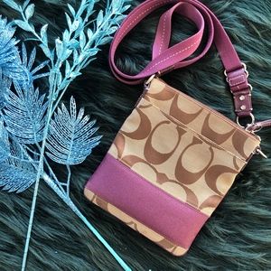 Clean Purple Coach Purse - Authentic